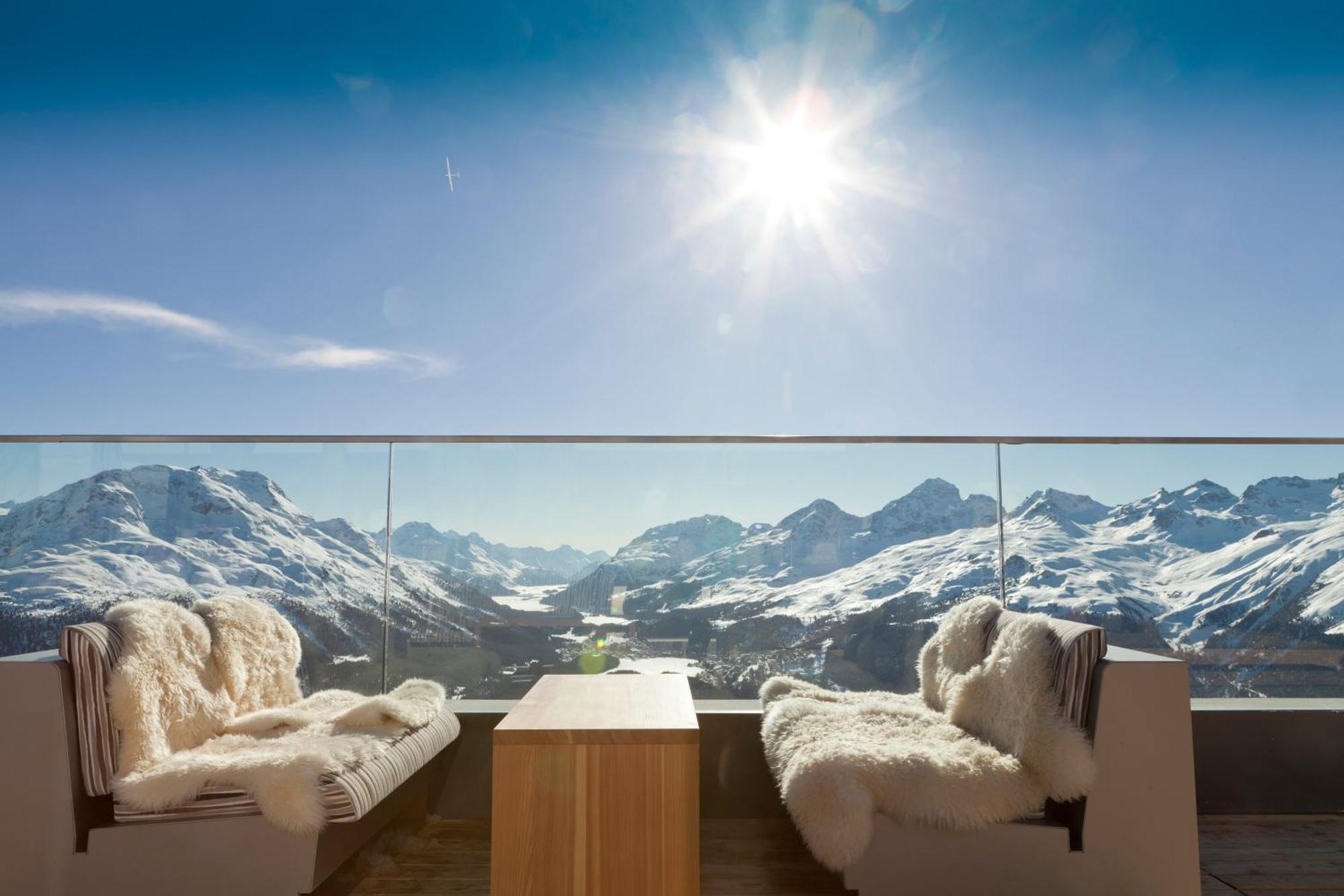 Romantik Hotel Muottas Muragl Samedan Dış mekan fotoğraf